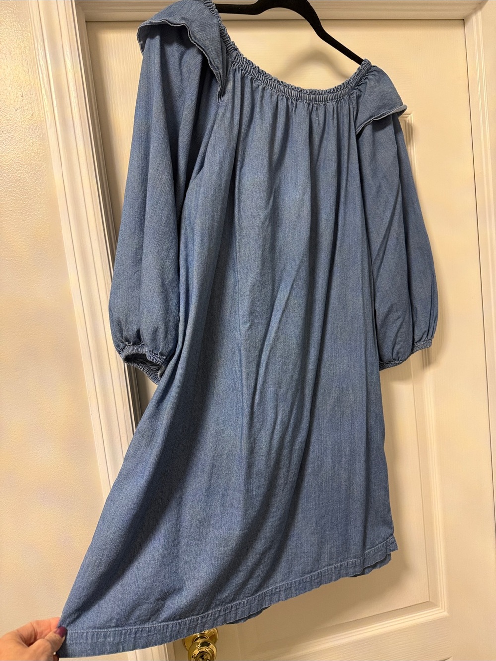 Tommy Hilfiger Light Blue Denim Midi Dress - Picture 3 of 3